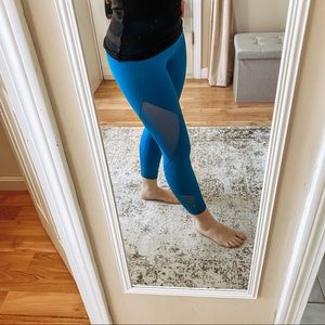 90 Degrees Bright Blue 7/8 Ankle Leggings